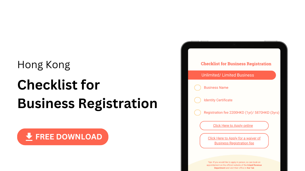 Checklist for Business Registration